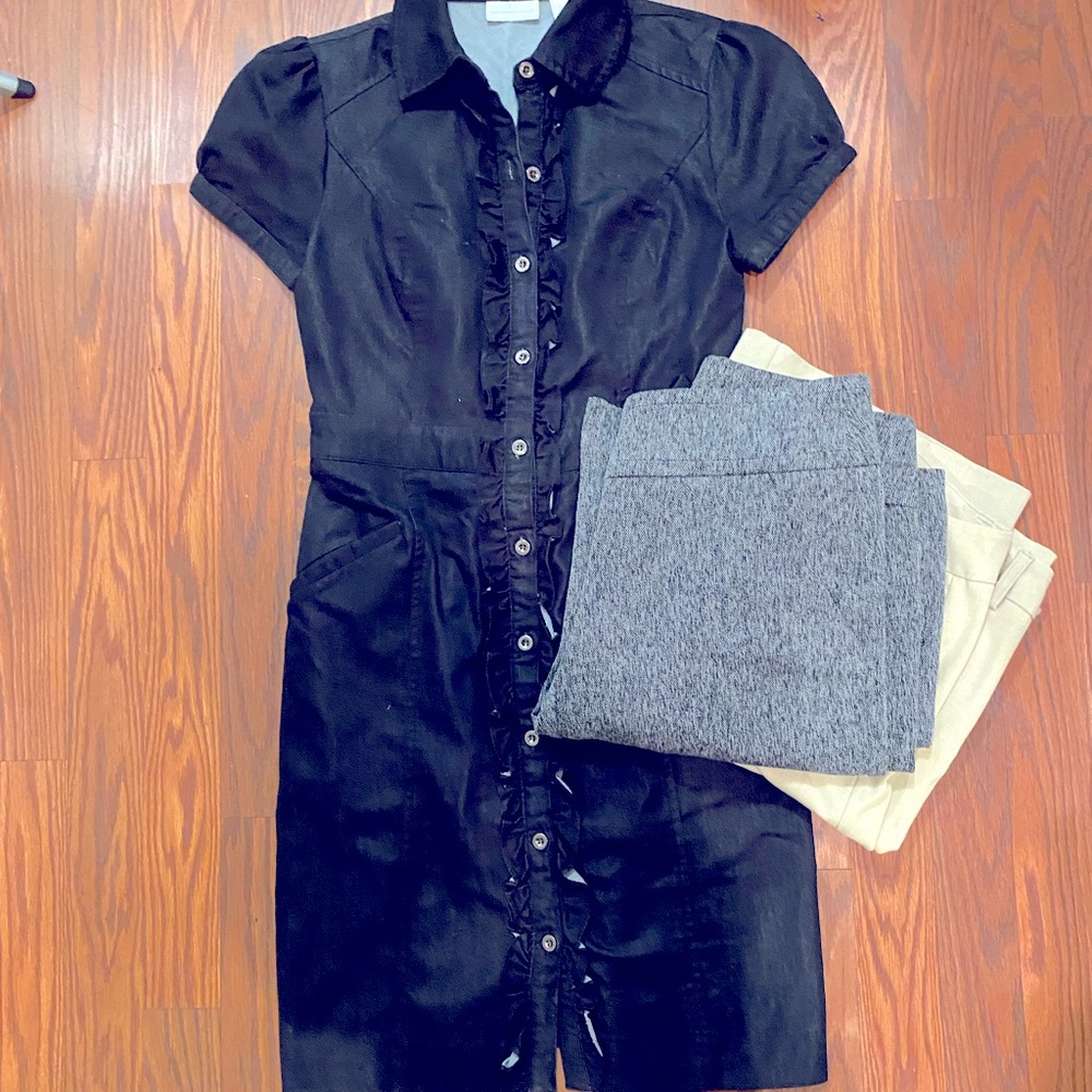 New York and Company Dress and Pants Bundle